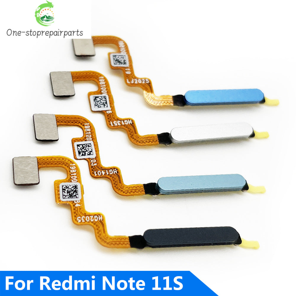 New Home Button FingerPrint Touch ID Sensor Flex Cable For Xiaomi Poco M4 Pro 4G 5G / Redmi Note 11 11s Pro Plus 4G 5G  Xiaomi  Xiao mi phone repair parts