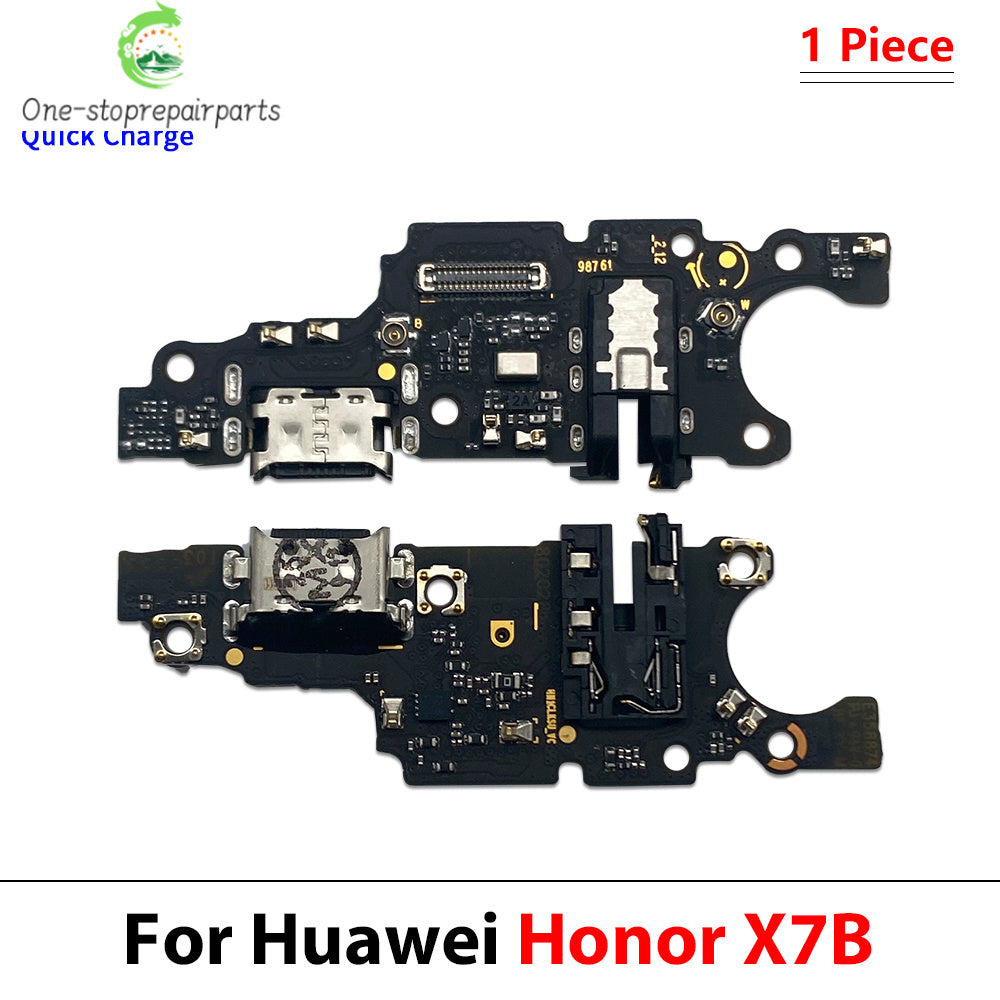 USB Charger Charging Port Connector Flex Cable For Huawei Honor X6 X6A X6B X6C X7 X7A X7B X7C X8 X8A X8C X9 X9A X9B X9C 4G 5G Huawei phone repair parts