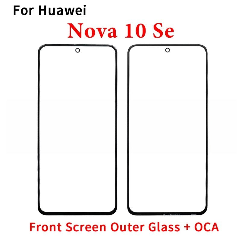 Front Screen Outer Glass With OCA For Huawei Nova 10 10Z 11 11i 12 12i Pro SE Ultra Lite Replacement Parts Huawei phone repair parts