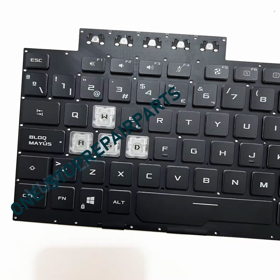 Spanish Backlit Keyboard for ASUS FX506 FX506U FX506IH FX506L FX506LI FA506 FA506Q FA506U FX706 FX706U FX706II FX706LI FA706 ASUS laptop repair parts