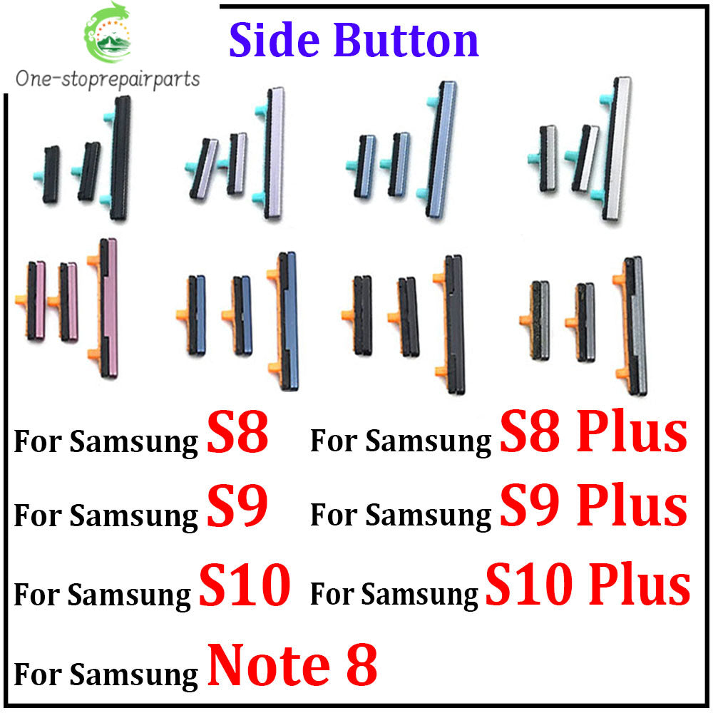 New SIde Volume Button Power ON / OFF Buttton Key Set For Samsung Note 8 S8 S9 S10 Plus Replacement Parts Samsung phone repair parts