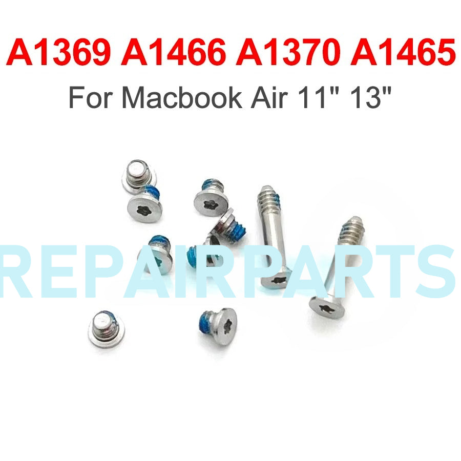New Computer Case Cover Bottom Back Screws For MacBook Pro Air A1278 A1398 A1466 A1502 A1706 A1707 A1708 A1932 A2141 A2442 A2485 Macbook repair parts