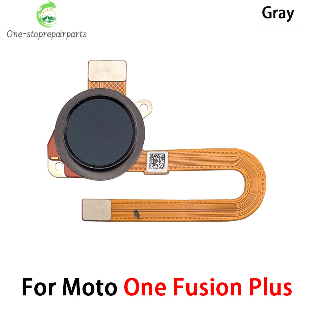 10Pcs, New For Motorola Moto One Vision Action Hyper Macro Fusion Plus Home Button FingerPrint Touch ID Sensor Flex Cable Motorola phone repair parts