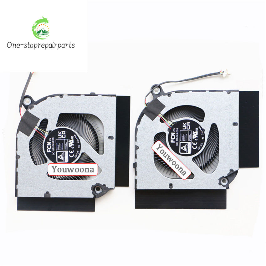 NEW Original LAPTOP CPU GPU Cooling Fan For Acer Nitro 5 AN515-58 N22C1 AN515-46 PH317-55 AN517-55 12V N20C11 Acer laptop repair parts