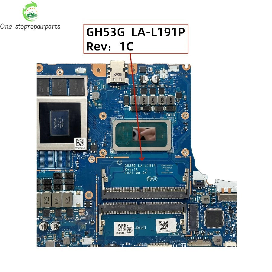 For Acer Nitro 5 AN515-57 Laptop Motherboard GH53G LA-L191P With i5-11400H i7-11800H CPU RTX3060 6GB-GPU NBQEW11003 NB.QEW11.003 Acer laptop repair parts