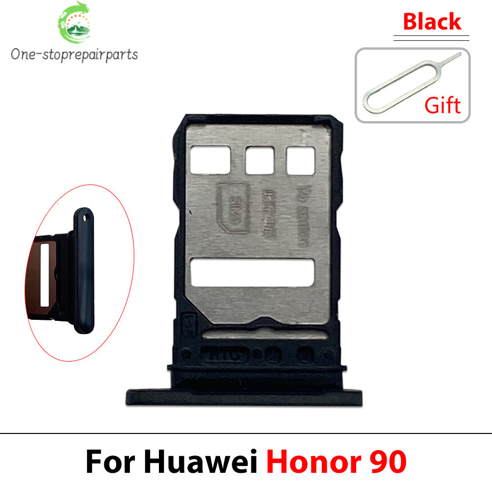 New For Huawei Honor 50 60 70 80 90 Pro Se Lite Plus 5G SIM Card Slot SD Card Tray Holder Adapter Huawei phone repair parts