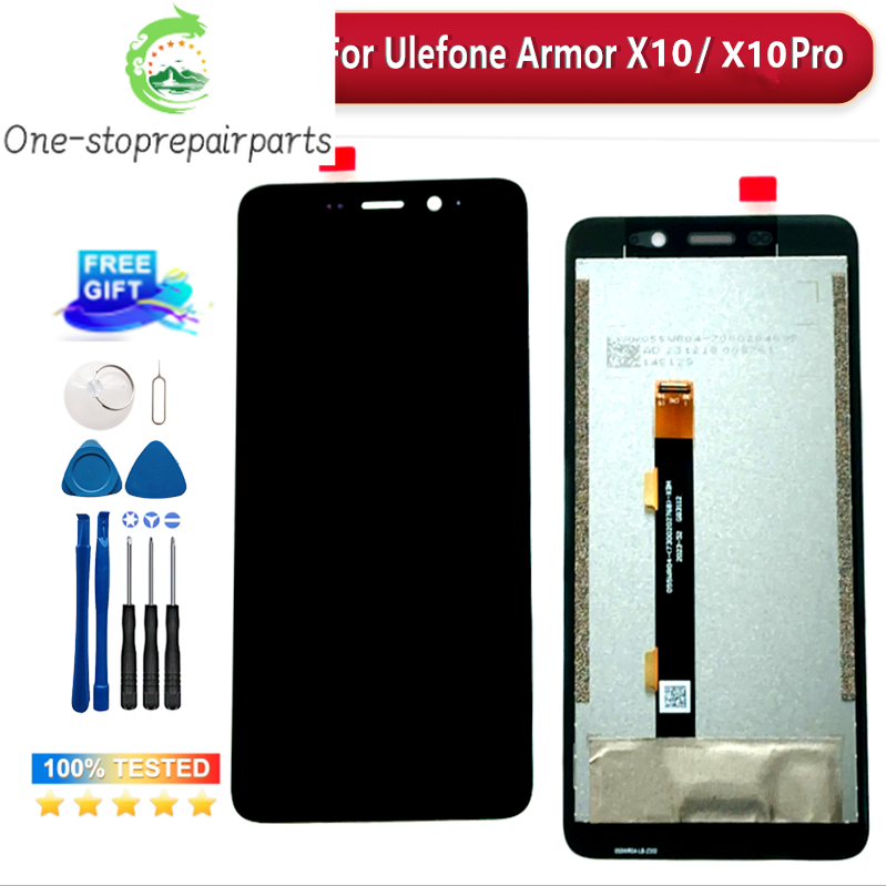 New Original For Ulefone Armor X10 / Armor X10 Pro 100% New + Tested 5.5' X10pro Display+1440x720 LCD Touch Screen Assembly Other brand Phone repair parts