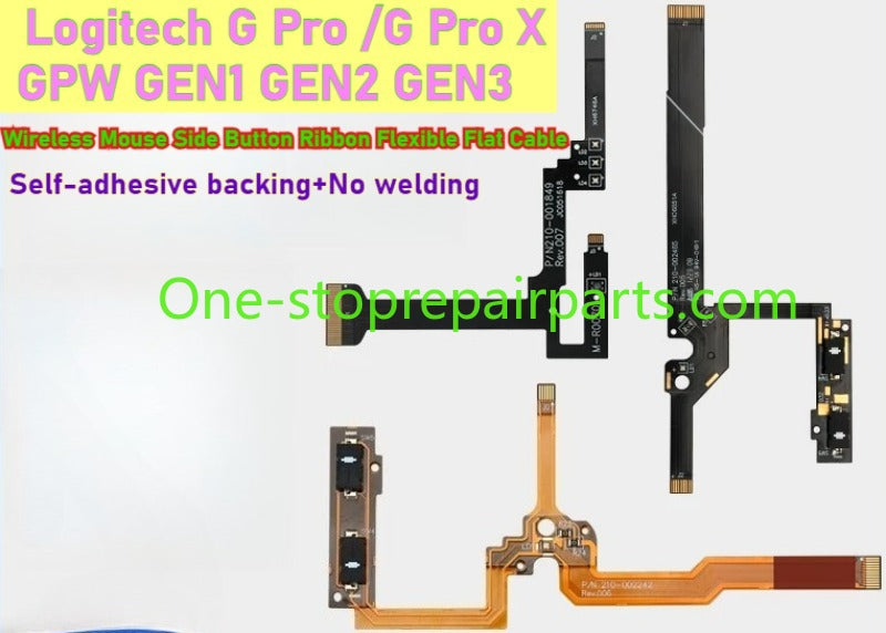 Wireless Mouse Side Button Ribbon FFC Side Key Flexible Flat Cable For Logitech GPW Logitech G Pro X Superlight 2 GPW 3.0 GPX GEN1 GEN2 GEN3 210-002242 Rev:006 210-002242 Rev:006 N210-001849 Rev.007 M-R0070 button cable connectors Laptop accessories