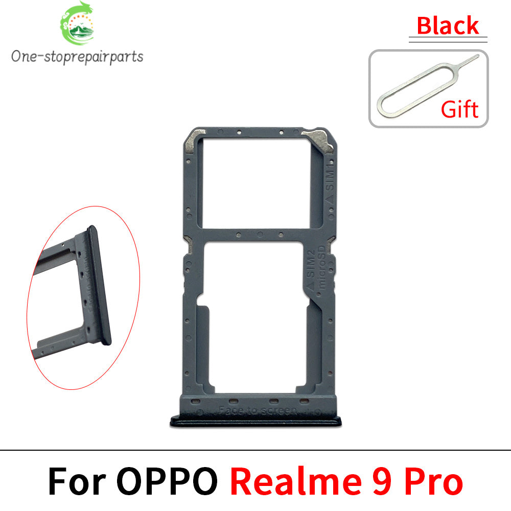 New For OPPO Realme 7 8 9 Pro 4G 5G SIM Card Tray Slot Holder Replacement Parts Realme phone repair parts
