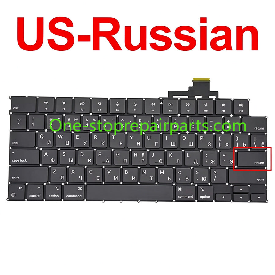 New Laptop Keyboard For MacBook Air 13.6" 15" A2681 A2941 A3113 A3114 Keyboard US UK English French German Spain EU 2022 2024 Macbook repair parts