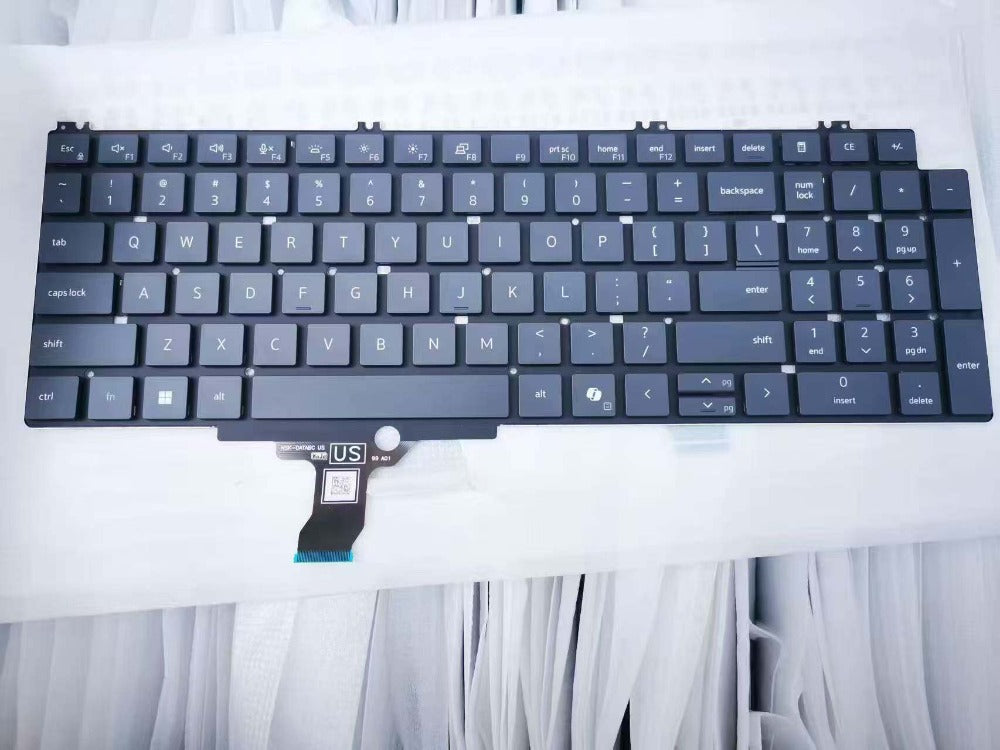 US Keyboard For Dell Pro16 Plus PB16250 PB16255 P135F P30CW 0WFHN6  09NP4C 9NP4C Dell laptop repair parts