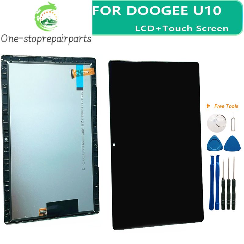 New Original Touch Screen LCD Display For DOOGEE U9 U10 Tablet PC Touch Screen With Frame Digitizer Replacement Parts Other brand Tablet repair parts