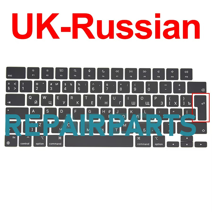 A2442 A2485 A2779 A2780 A2918 A2991 A2992 A3112 A3401 A3185 A3403 A3186 Keycaps Keys Key Cap For Macbook Pro 14" 16" 2021-2023 Macbook repair parts