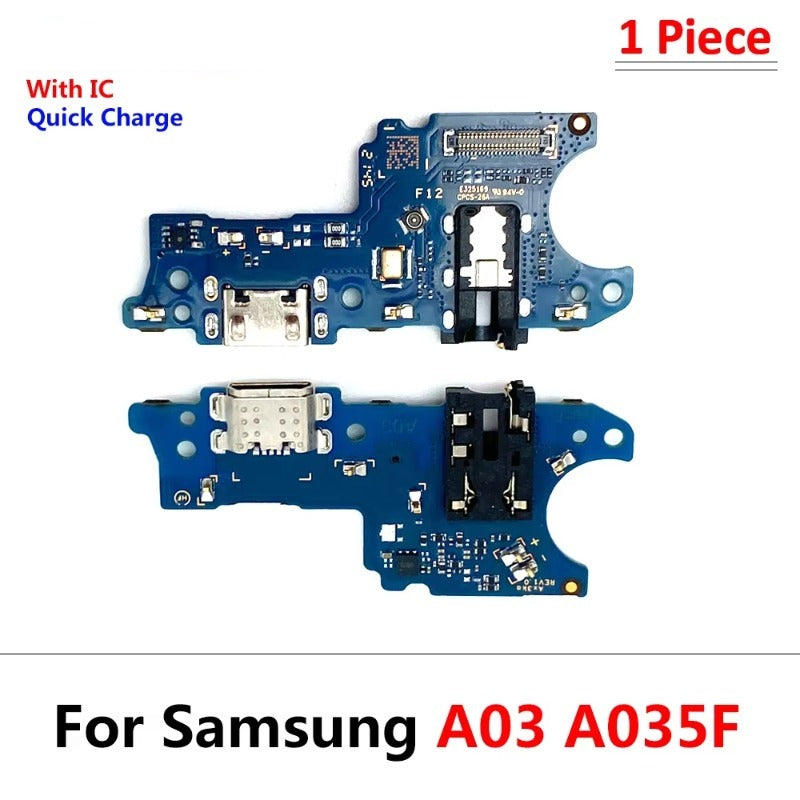 10Pcs USB Charger Charging Port Dock Connector Board Flex Cable For Samsung A10S A20S A30S A50S A21s A12 A02s A03s A03 Core Samsung phone repair parts