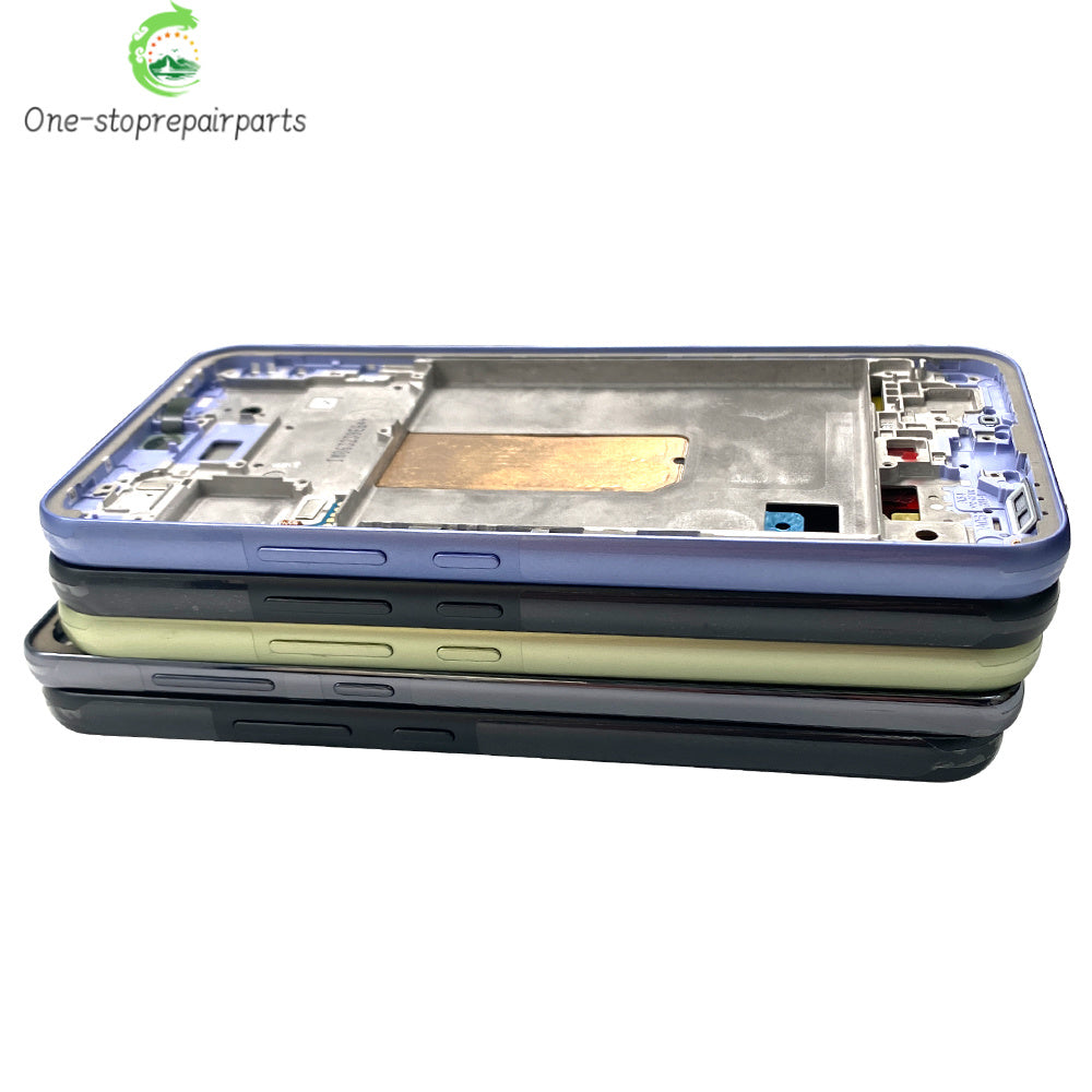 New For Samsung A13 A14 A23 A24 A34 A54 A33 A73 4G 5G Housing Middle Frame Bezel Middle Replacement Parts Middle Frame Samsung phone repair parts