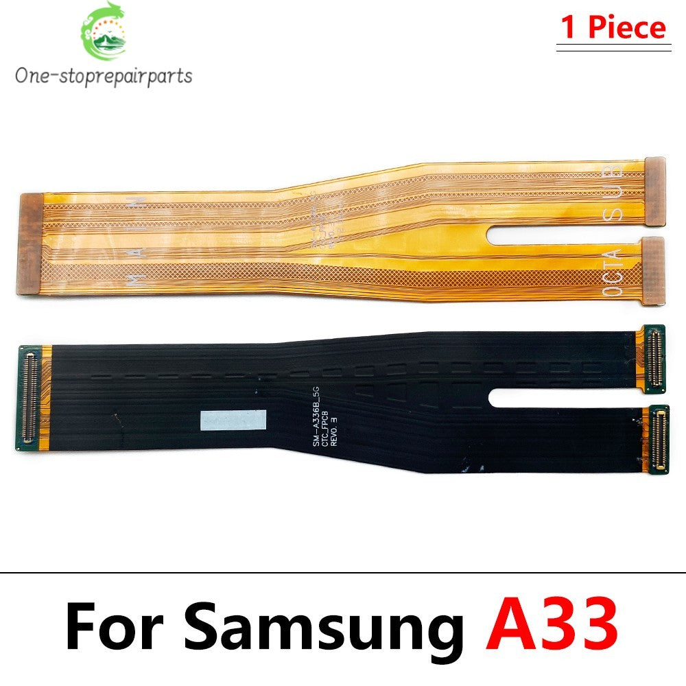 10Pcs, Main Board Motherboard Flex Cable For Samsung A22 A32 A52 A72 A33 A53 A73 A24 A34 A54 A15 A25 A35 A55 A16 A36 A56 4G 5G Samsung phone repair parts