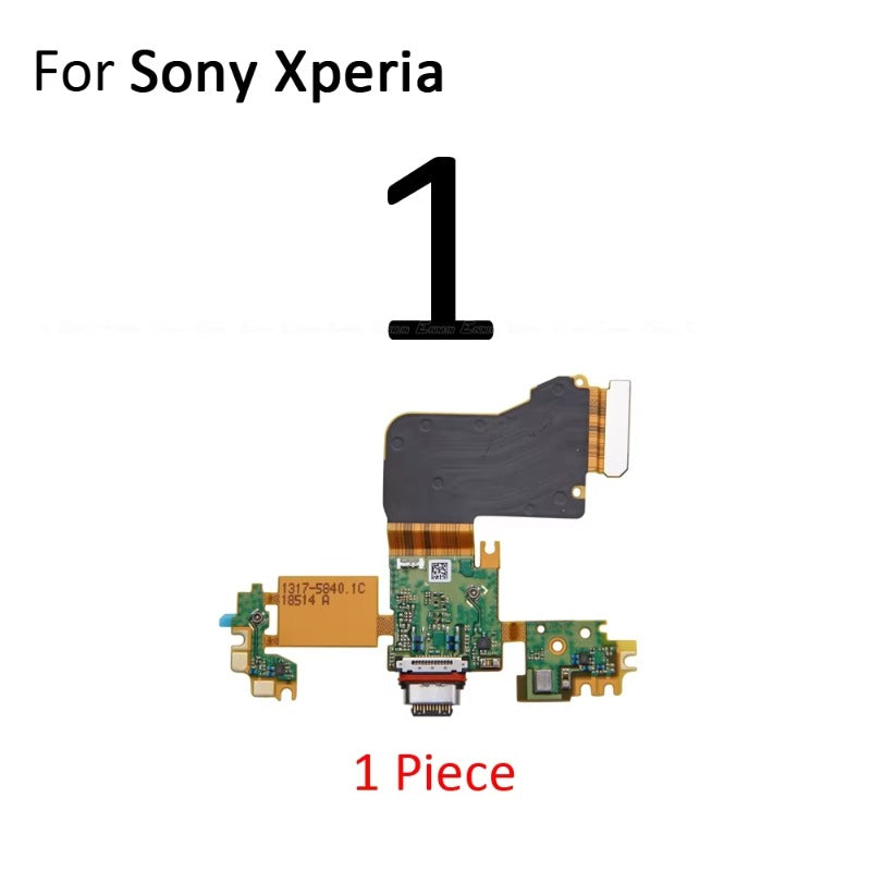 Fast Charger USB Dock Charging Dock Port Board With Mic Microphone Flex Cable For Sony Xperia 1 5 II III IV VI V Sony phone repair parts