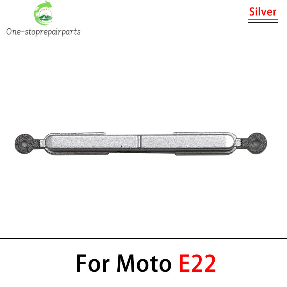 10Pcs/Lot, New For Motorola Moto E20 E30 E40 E22 E32 E13 Power Button + Volume Side Button Key Replacement Parts Motorola phone repair parts