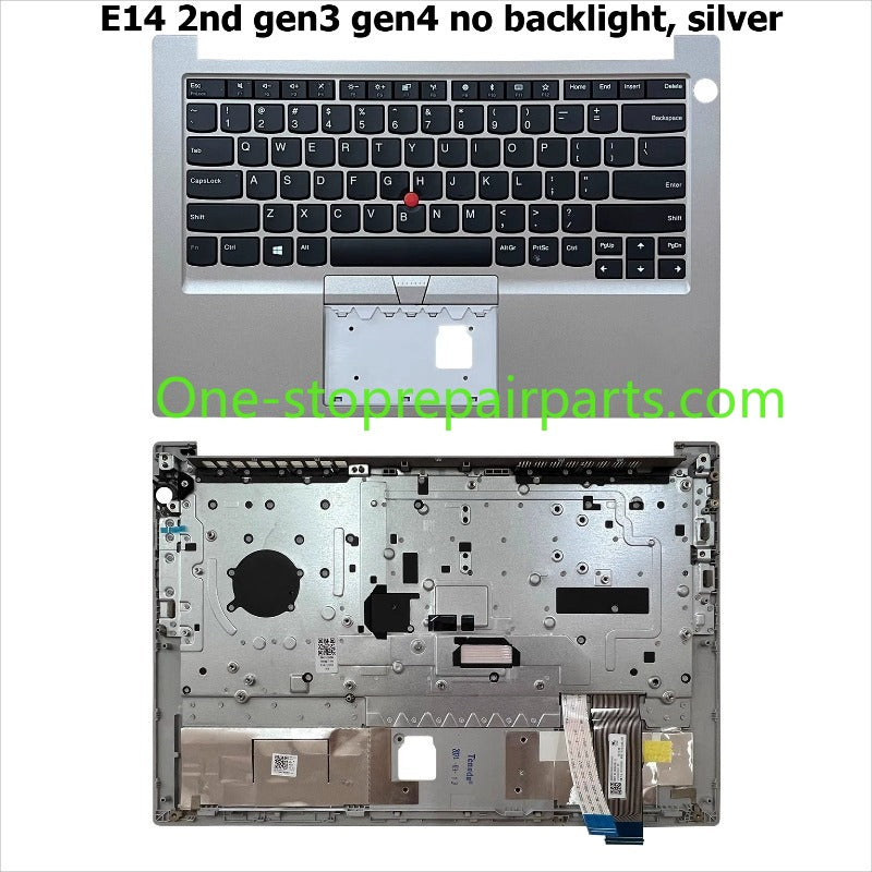 Upper case keyboard for Thinkpad E14 R14 2nd E15 S3 gen2 GEN3 GEN4 topcase palmrest C cover 5M11A35060 5M11A35548 5M11A35336