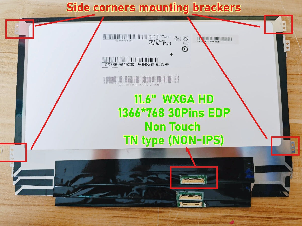 B116XAN04.0 N116BCA-EA1 for Dell Chromebook 3120 LCD Screen REPLACEMENT laptop LED HD Matte Dell laptop repair parts