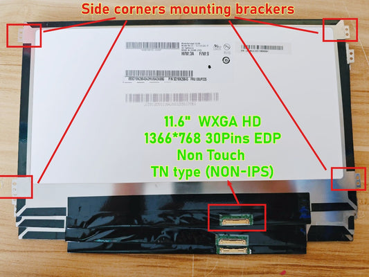 B116XAN04.0 N116BCA-EA1 for Dell Chromebook 3120 LCD Screen REPLACEMENT laptop LED HD Matte Dell laptop repair parts