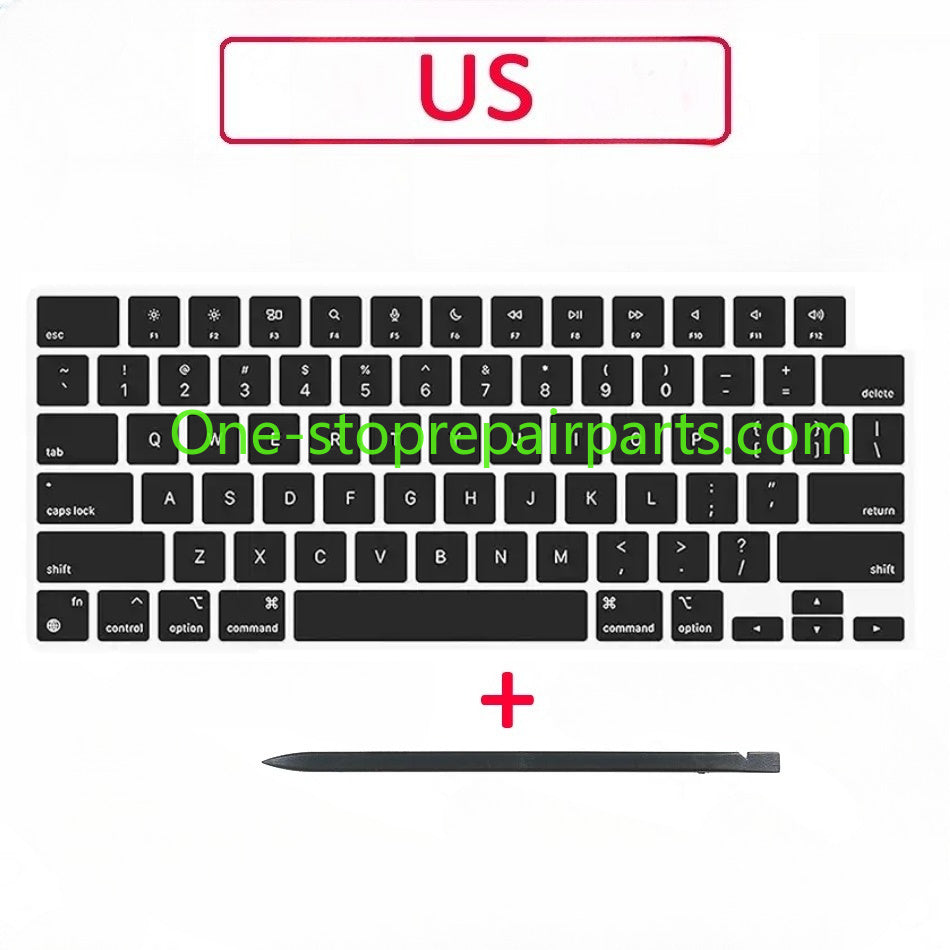 Laptop A2442 A2485 A2779 A2780 A2918 A2992 A2991 Keycaps Keys Key Cap Set for Macbook Pro M1 M2 M3 14" 16" Keyboard Repair Kit Macbook repair parts