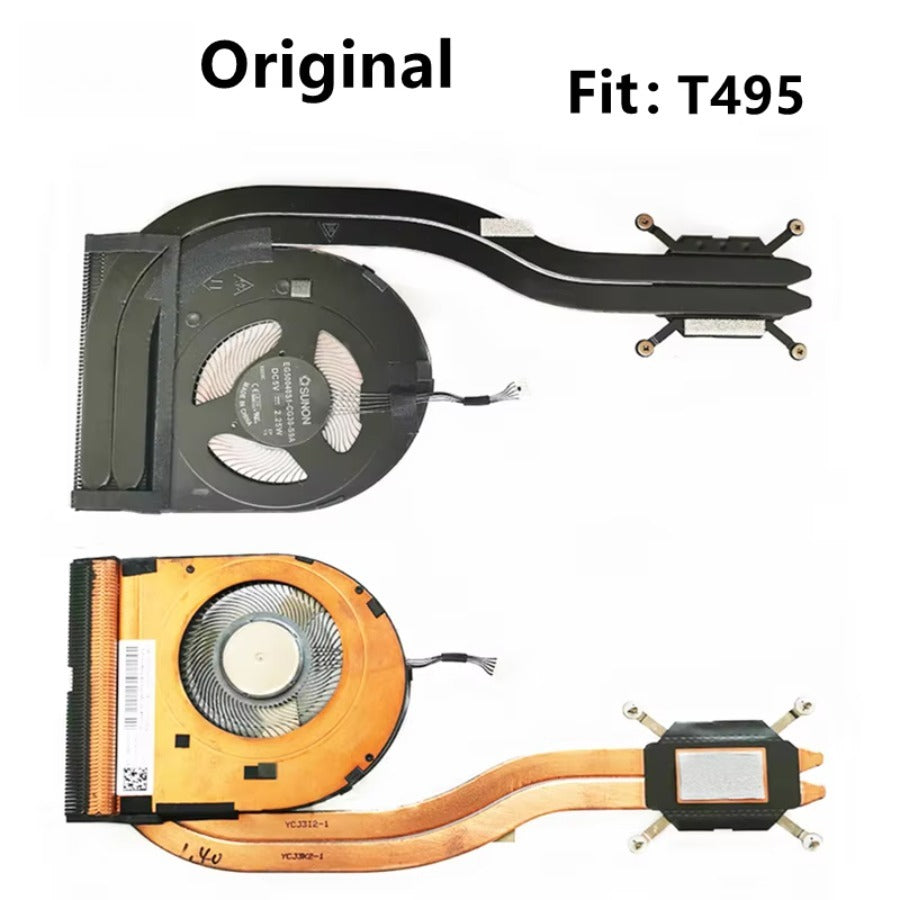 Original For Laptop Lenovo Thinkpad T495 T14 P14s Gen1/2 AMD CPU Cooling Fan Heatsink Radiator UMA Cooler 02DL962 5H41B77187 Lenovo laptop repair parts