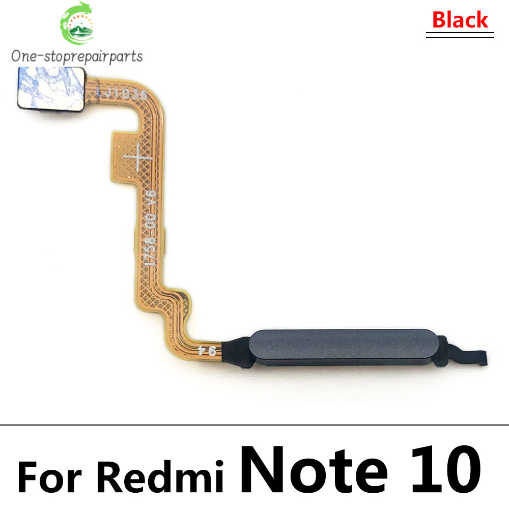 Fingerprint For Xiaomi Redmi Note 9 10 Pro 9s Poco X3 Pro M3 Home Button Fingerprint Menu Return Key Sensor Flex Cable Xiaomi  Xiao mi phone repair parts