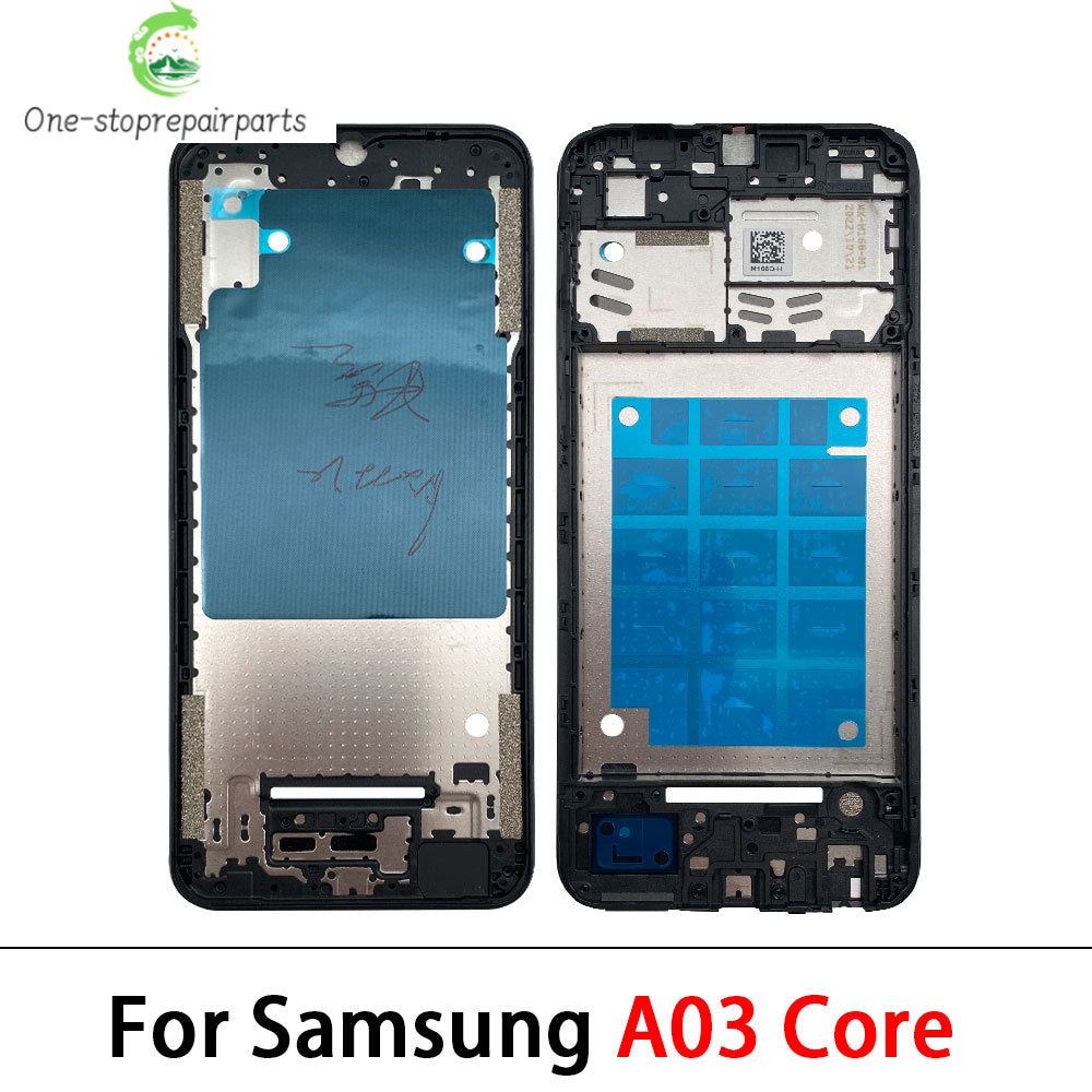New For Samsung A02s A03s A03 Core A04 A04s A04E A05 A05s A06 Housing Middle Frame Bezel Middle Replacement Parts Middle Frame Samsung phone repair parts