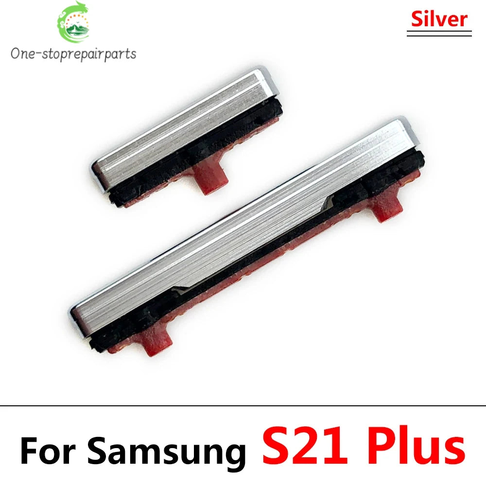New Side Volume Button Power ON / OFF Buttton Key Set For Samsung S21 Plus Ultra Fe Replacement Parts Samsung phone repair parts