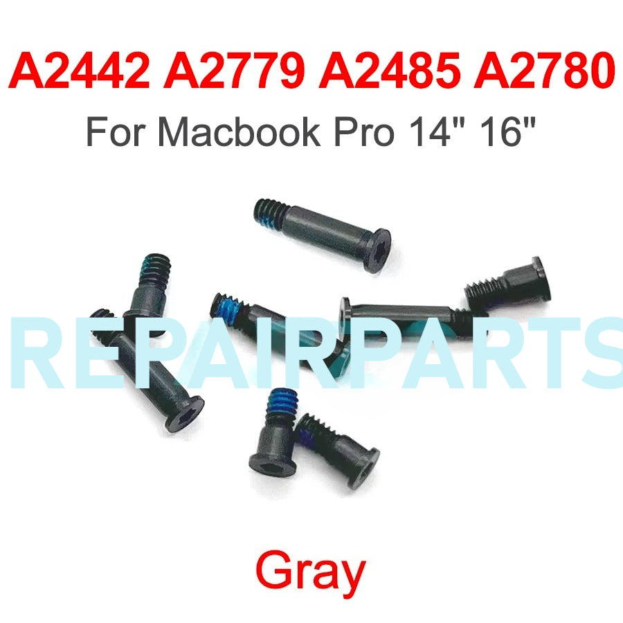 New Computer Case Cover Bottom Back Screws For MacBook Pro Air A1278 A1398 A1466 A1502 A1706 A1707 A1708 A1932 A2141 A2442 A2485 Macbook repair parts