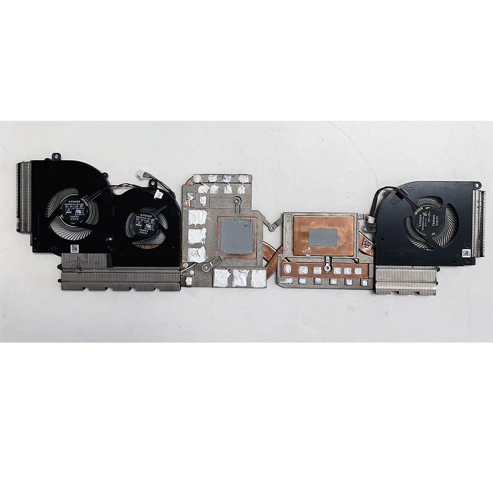 For MSI Creator Z16 A11UET MS-1571 Laptop CPU GPU Cooler Cooling Heatsink Fan