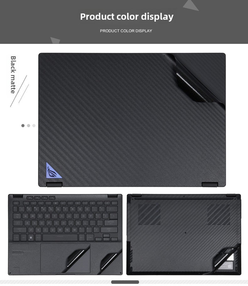 Asus ROG Zephyrus 13/14/15 16 NOTEBOOK GV301 film A401 solid color sticker 13/14 inch 15.6 body starlight matte black shell transparent protective film