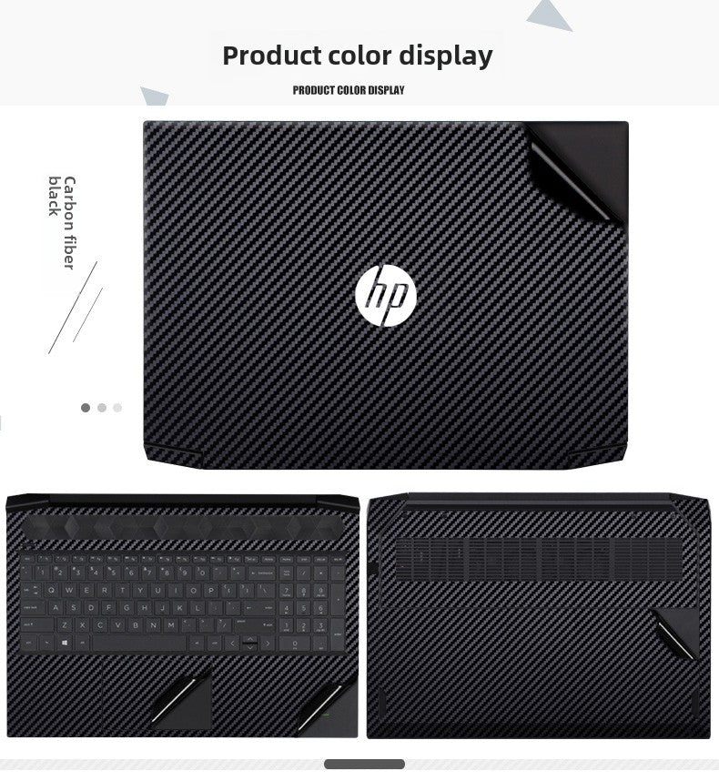 HP Victus 987 6th generation 5/4/3 laptop film 16 inch 15.6 inch black matte Max without glue Plus17 body case sticker 2023 game book protective film