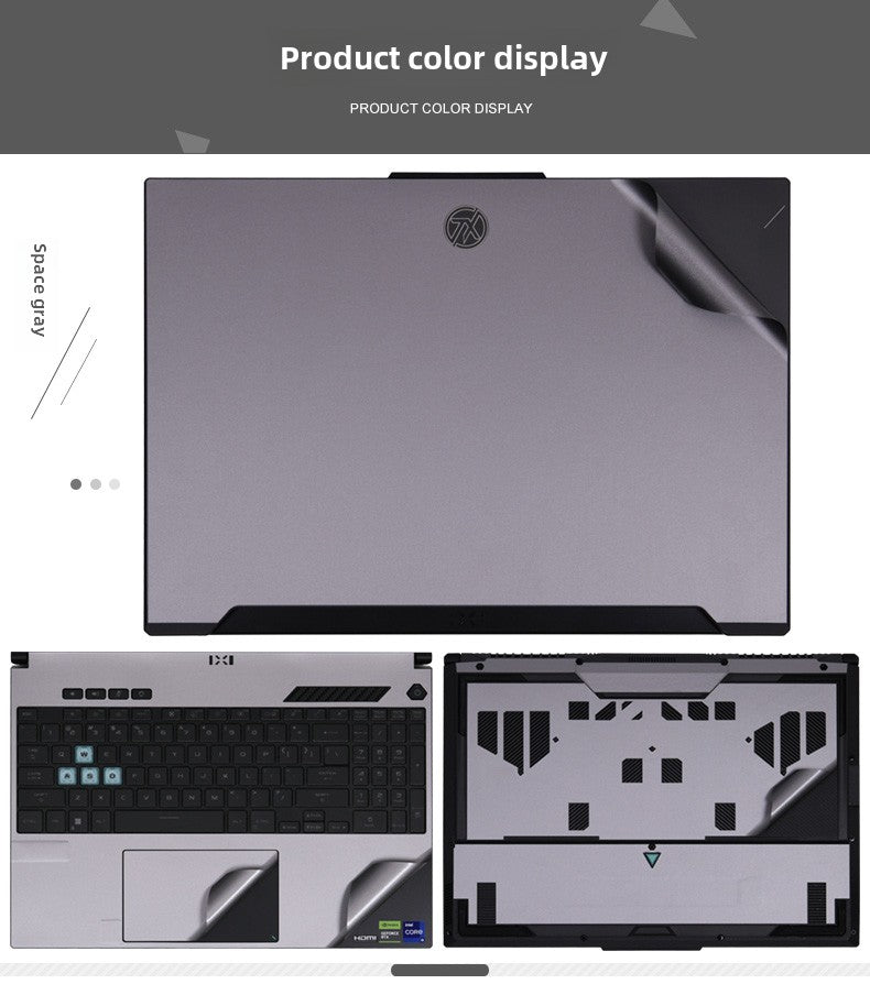 2024 ASUS TUF ExpertBook 14 Vivobook Pro15 Notebook P2451FA Computer Film Ryzen Edition Black Starlight Scrub Body Case Sticker Transparent Silver Gray Carbon Fiber Protective Film