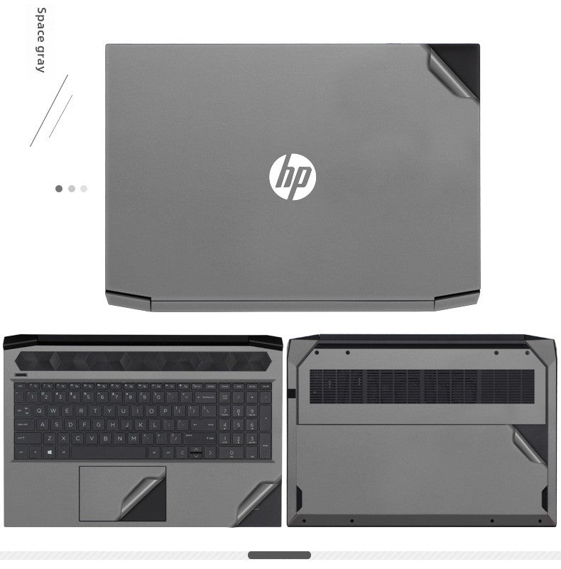 HP Victus 987 6th generation 5/4/3 laptop film 16 inch 15.6 inch black matte Max without glue Plus17 body case sticker 2023 game book protective film