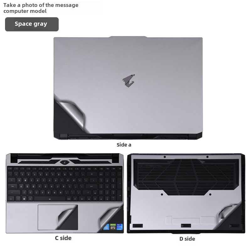 GIGABYTE AORUS Gaming Laptop 15G/17G Computer 15P Sticker XC21 WB20 Edition 15.6 inch 17.3 Solid Color RX5L Body RX7G Case RC47 Wrap KB Protective Film