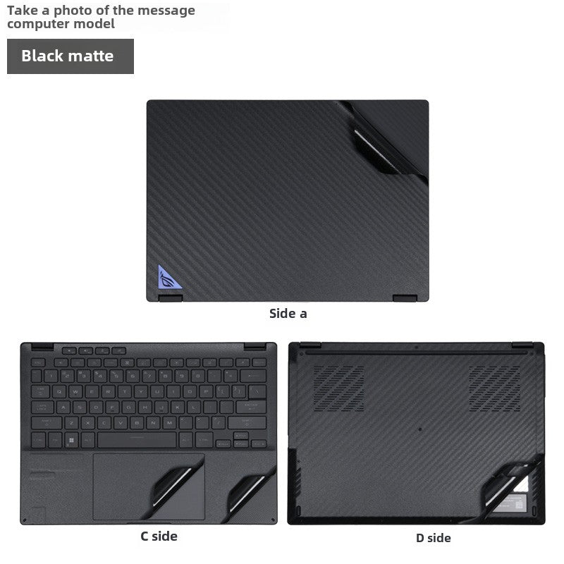 Asus ROG Zephyrus 13/14/15 16 NOTEBOOK GV301 film A401 solid color sticker 13/14 inch 15.6 body starlight matte black shell transparent protective film