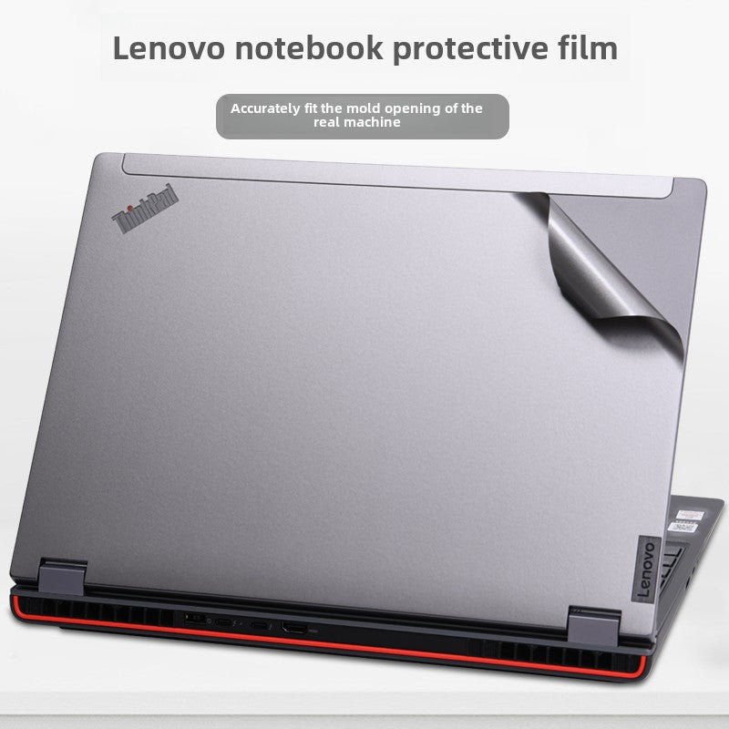 Lenovo Thinkpad notebook P16V computer film P16S GEN1 black matte 2023 silver gray sticker P50 mobile workstation P72 body case protective film