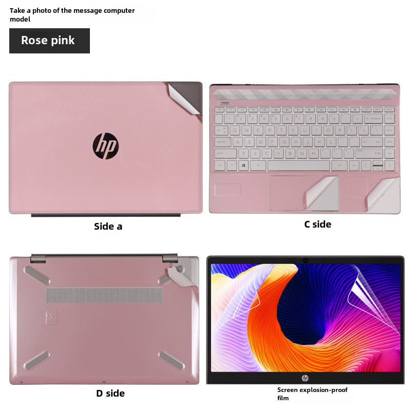 HP BookPro 13/14 series 13.3 inch 14.6 notebook X360 computer 348 sticker 340 advanced version G5 powder pure G7 color ENVY body 13-an shell TX film TU protective film DX