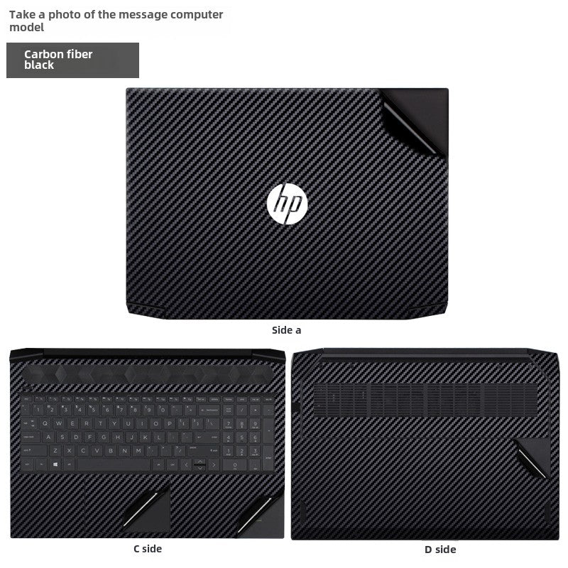 HP Victus 987 6th generation 5/4/3 laptop film 16 inch 15.6 inch black matte Max without glue Plus17 body case sticker 2023 game book protective film