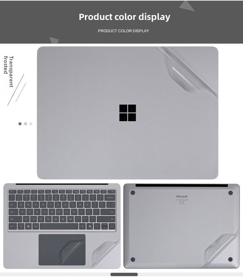 Applicable to Microsoft Surface Laptop7/Pro11/Go2 laptop film 2024 white transparent matte black silver gray shell back sticker without glue tablet protective film