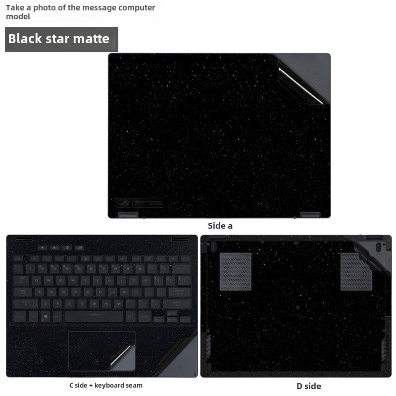 Asus ROG Zephyrus 13/14/15 16 NOTEBOOK GV301 film A401 solid color sticker 13/14 inch 15.6 body starlight matte black shell transparent protective film