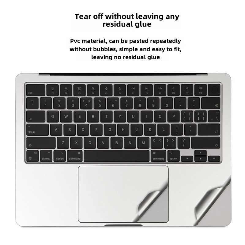 Apple MacBook Pro14/Air13/15 inch 16 inch M3 computer sticker 2023 body 15.3 transparent film A2941 silver gray midnight case protective film