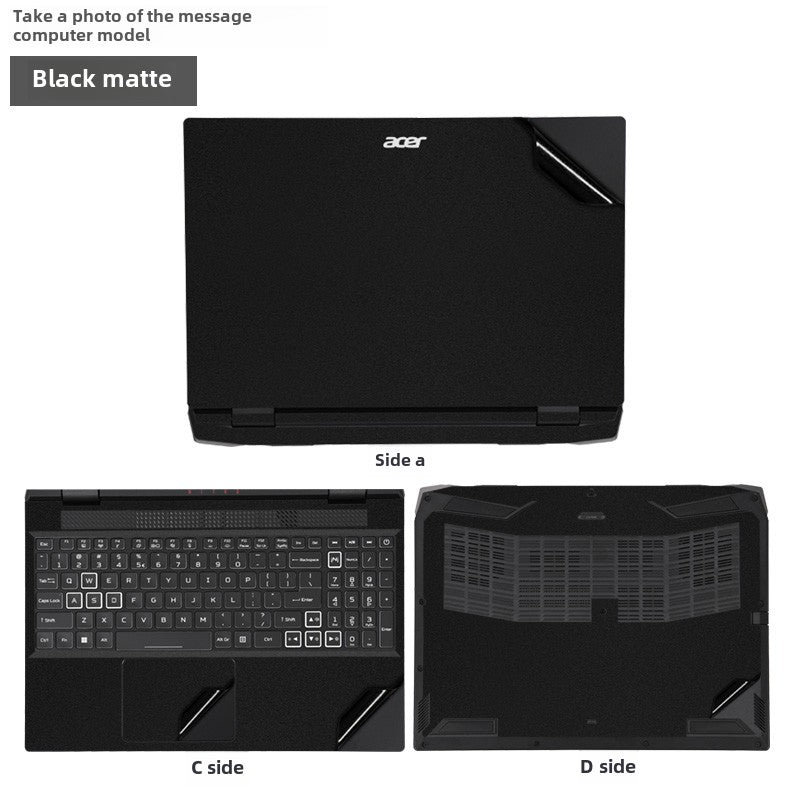 ACER Predator AN515-58 Laptop Film SF314 Acer Swift5 15 inch 4 black matte silver gray body case sticker protective film