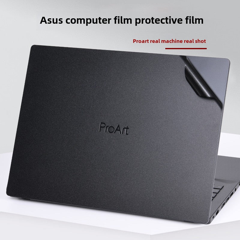 ASUS Pro Art 16-inch 2022 Laptop Film Ryzen Edition Black Frosted Body Case No Glue Sticker Carbon Fiber Anti-fingerprint Transparent Matte Dust-proof Protective Film