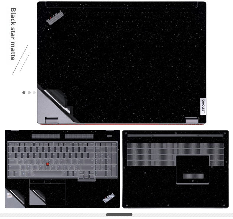 Lenovo Thinkpad notebook P16V computer film P16S GEN1 black matte 2023 silver gray sticker P50 mobile workstation P72 body case protective film