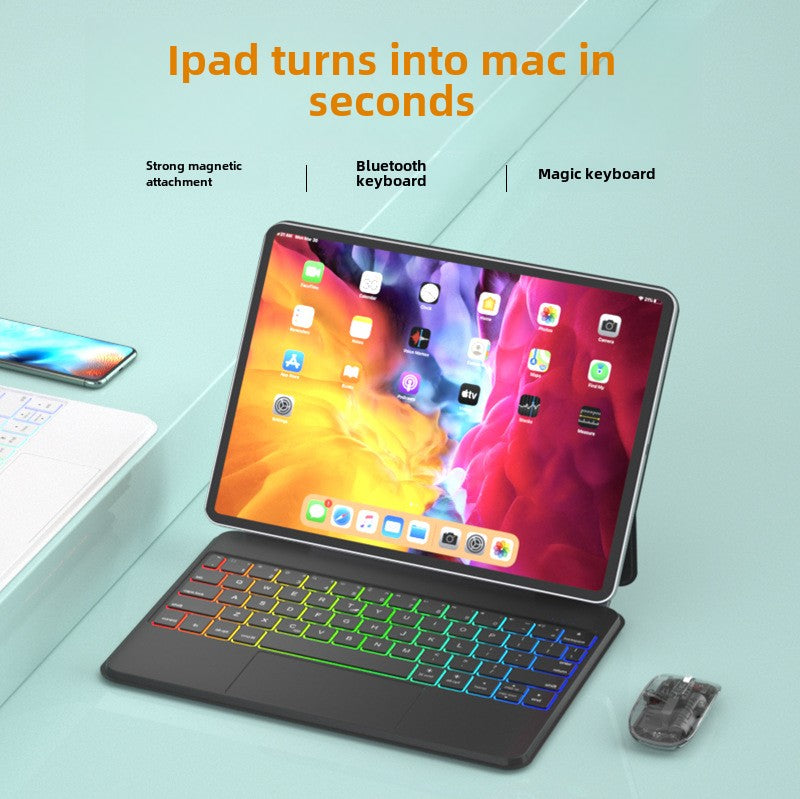 For iPad Air 11 (M2) 2024 keyboard iPad air4/5 Magnetic levitation global touch protective case