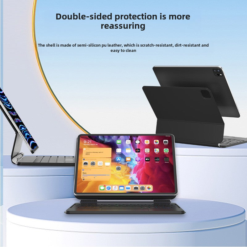 For iPad Air 11 (M2) 2024 keyboard iPad air4/5 Magnetic levitation global touch protective case