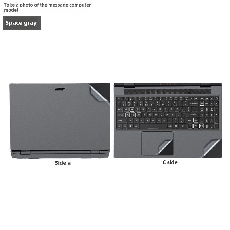 ACER Predator AN515-58 Laptop Film SF314 Acer Swift5 15 inch 4 black matte silver gray body case sticker protective film